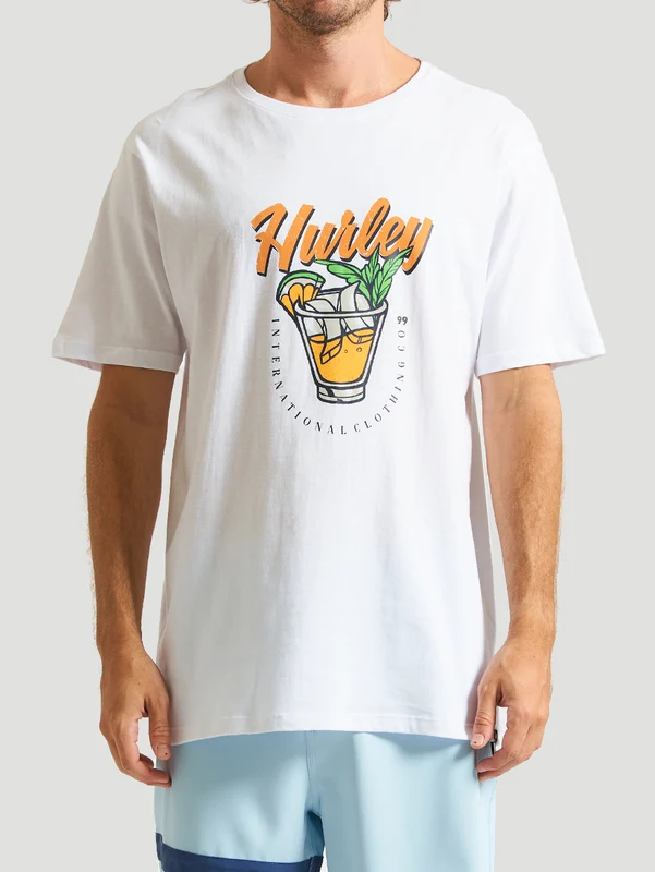 Camiseta Hurley Drink Branco GG / Branco