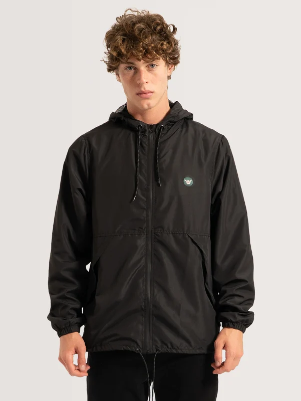 Jaqueta Hang Loose Windbreaker Preto GG / Preto