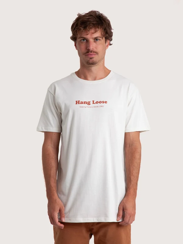 Camiseta Hang Loose Seashield Off White P / Off White