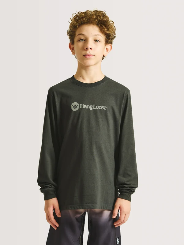 Camiseta Manga Longa Hang Loose Juvenil Typonew Chumbo 14 / CHUMBO