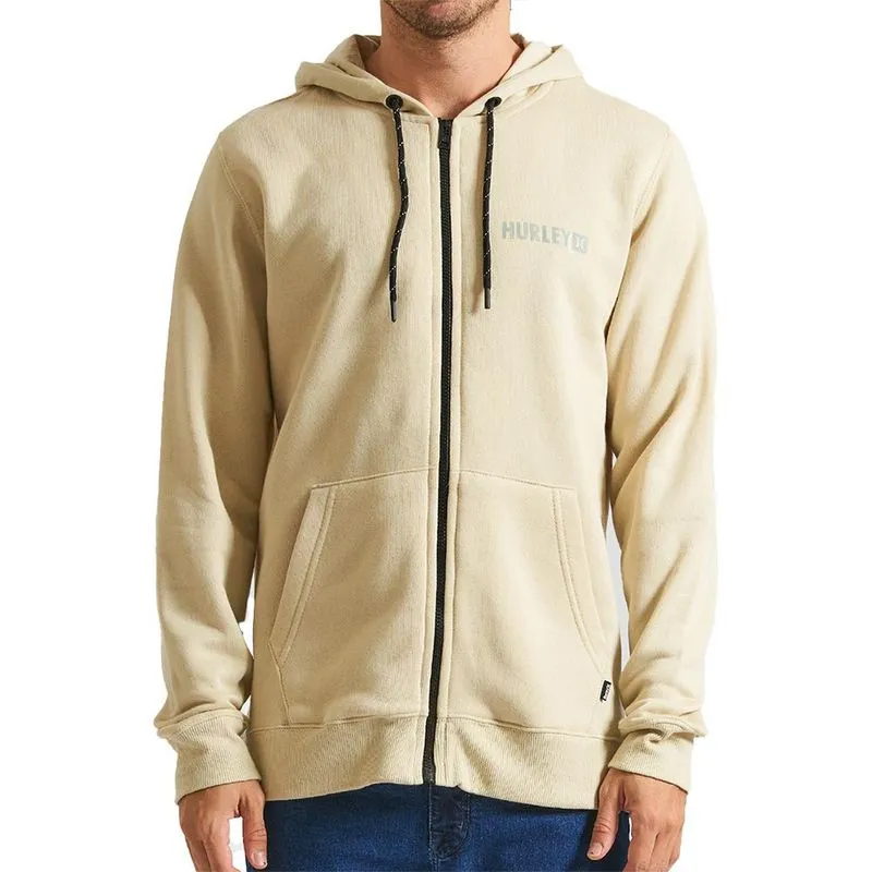 Moletom Hurley Aberto Square WT24 Masculino Areia M / bege