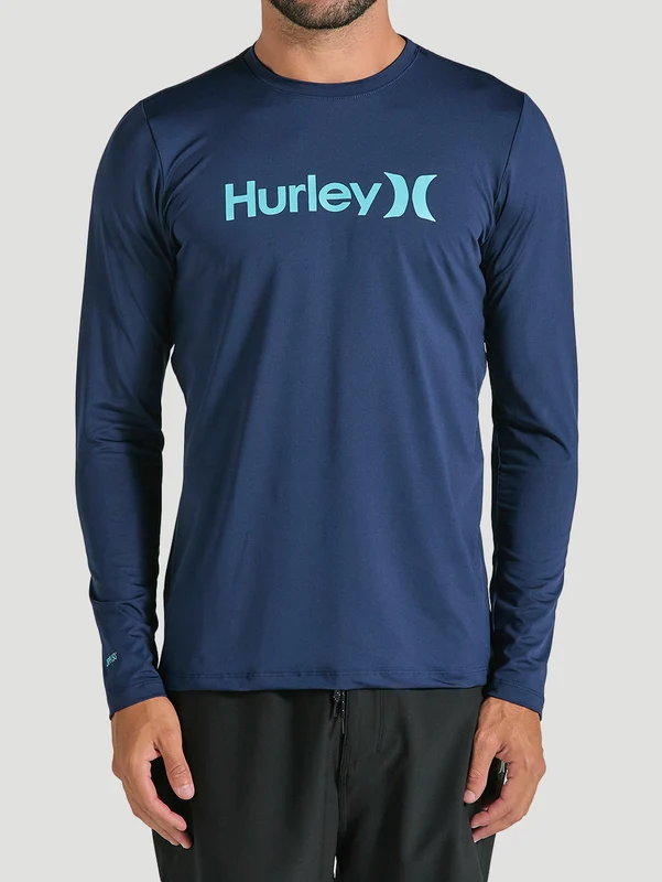 Lycra Surf Manga Longa Azul Marinho Hurley One&Only P / MARINHO