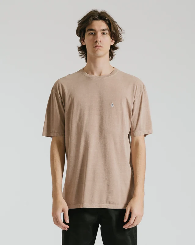 Camiseta Volcom Mini Mark Caramelo G / Bege
