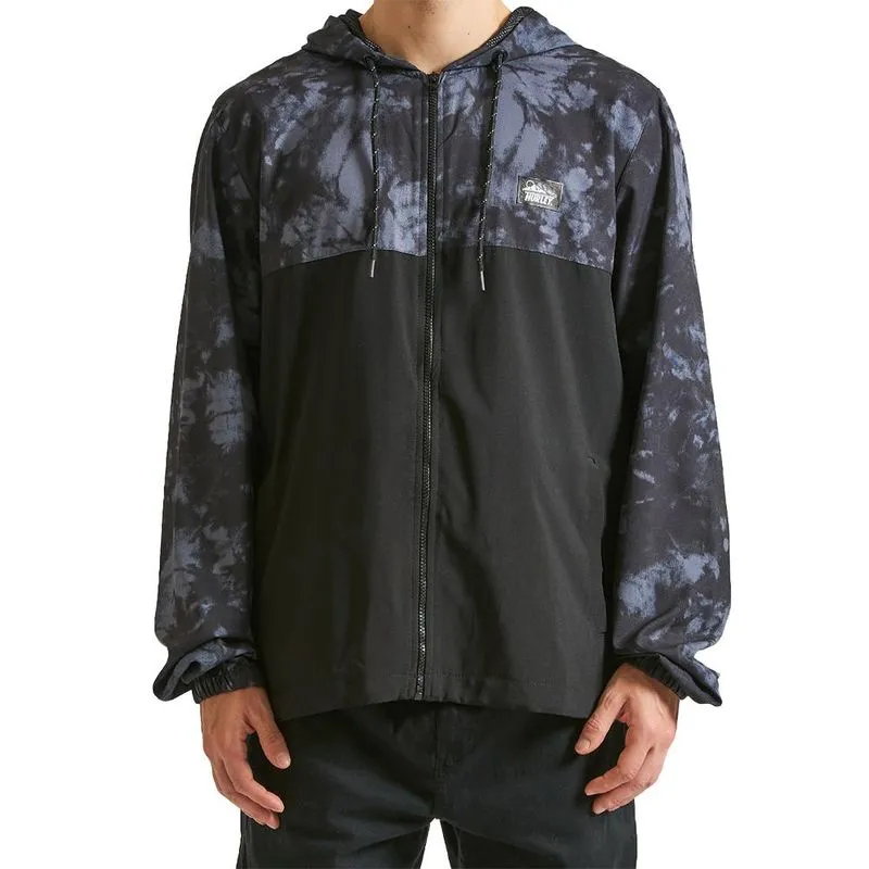 Jaqueta Hurley Windbreaker Reaction WT24 Masculina Preto P / preto