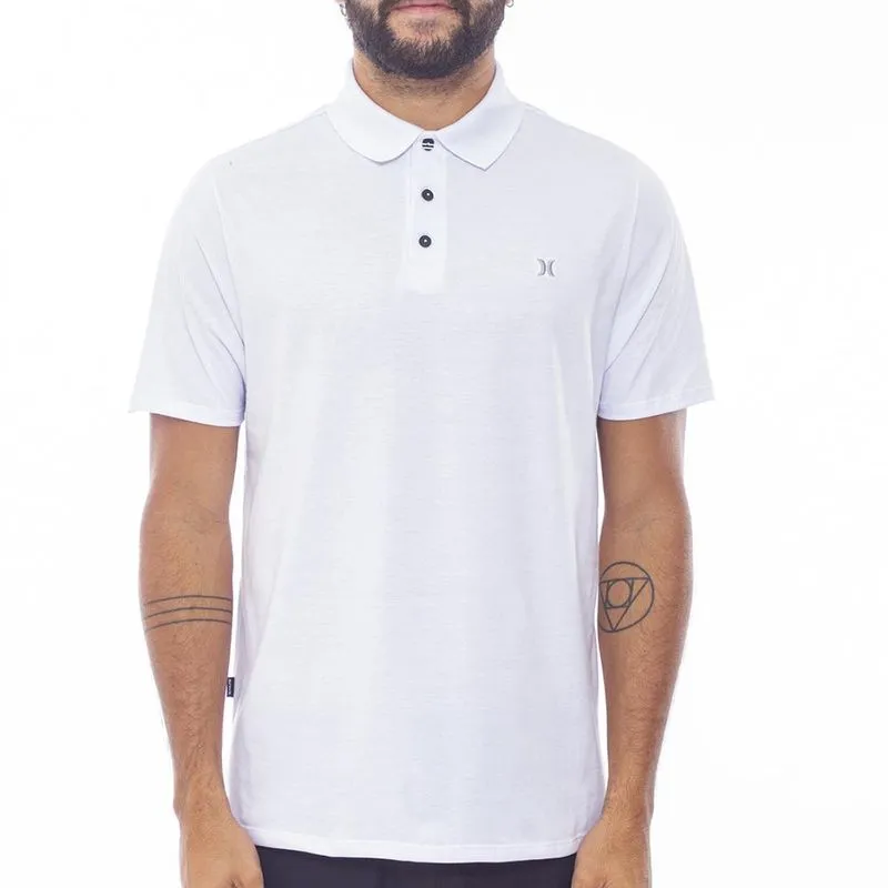 Camiseta Hurley Polo Office WT24 Masculina Branco P / branco