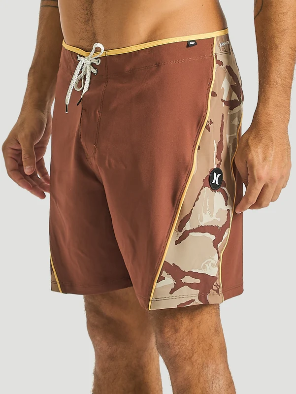 Boardshort Phantom Hurley Eco 25Th S3 Throwback 18'' Marrom 48 / Marrom