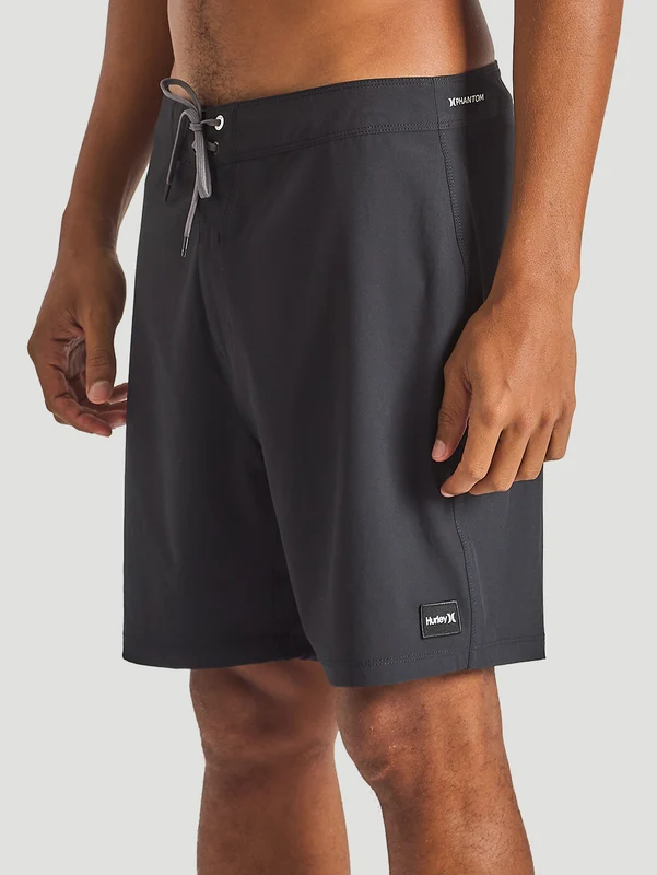 Boardshort Phantom Hurley Eco One&Only Solid 18'' Preto 38 / PRETO