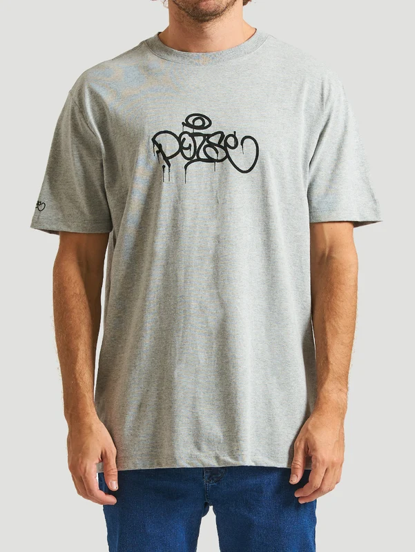 Camiseta Hurley POISÉ BOMB Mescla Cinza GG / MESCLA CINZA