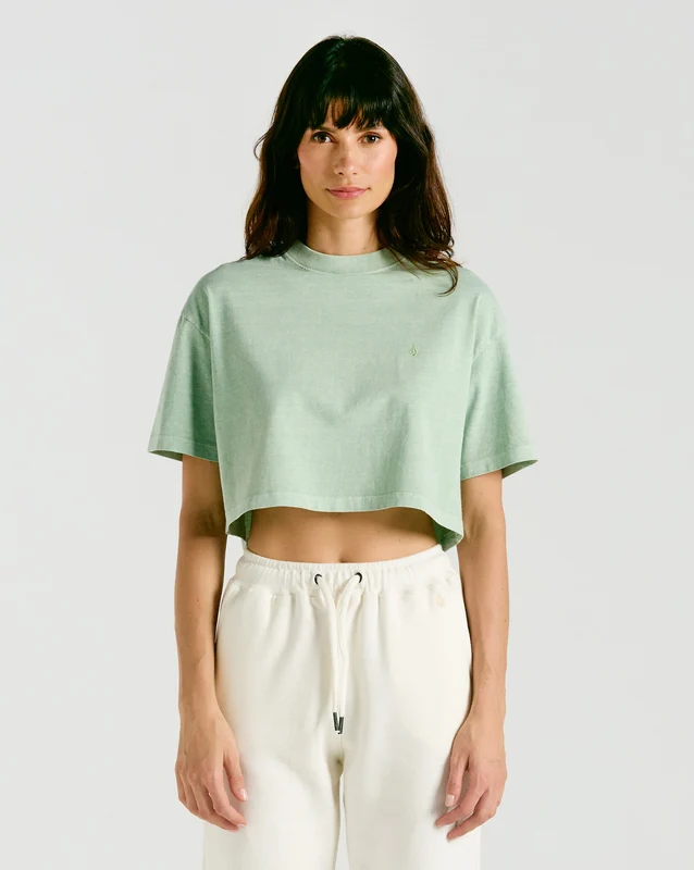 Camiseta Volcom Single Stone Verde P / Verde