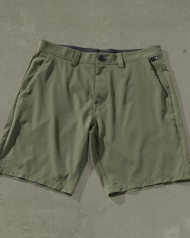 Bermuda Híbrida Volcom Cross Shred Squadron Green 46 / VERDE