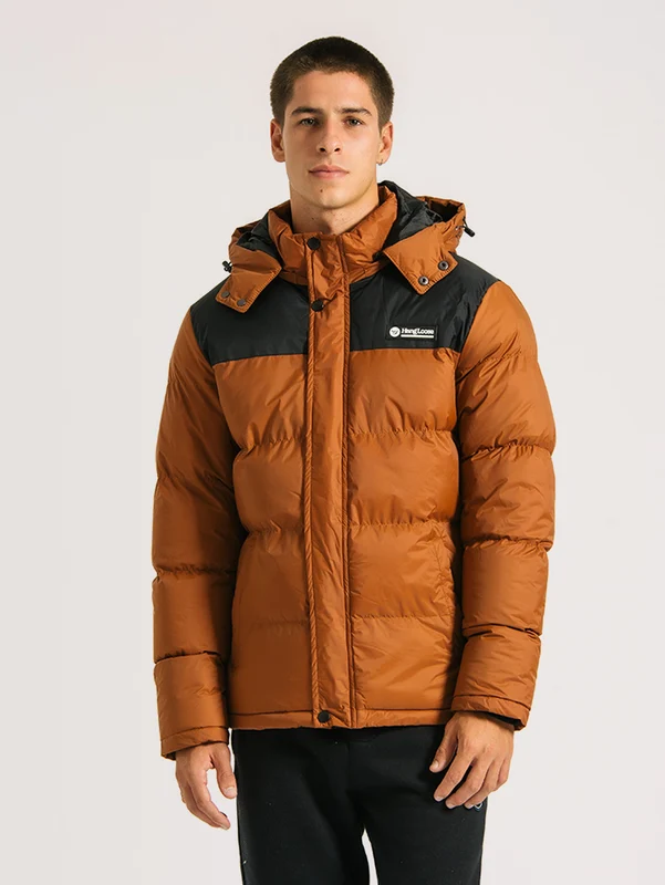 Jaqueta Hang Loose Brow Preto e Marrom M / Marrom