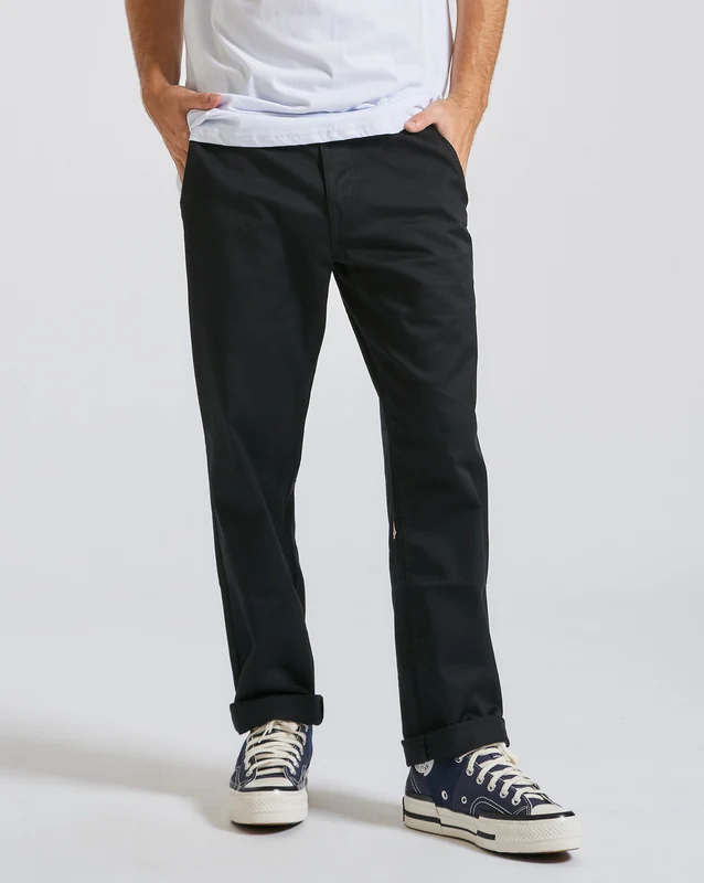Calça Volcom Frickin Modern Stretch Chino Black 48 / Preto