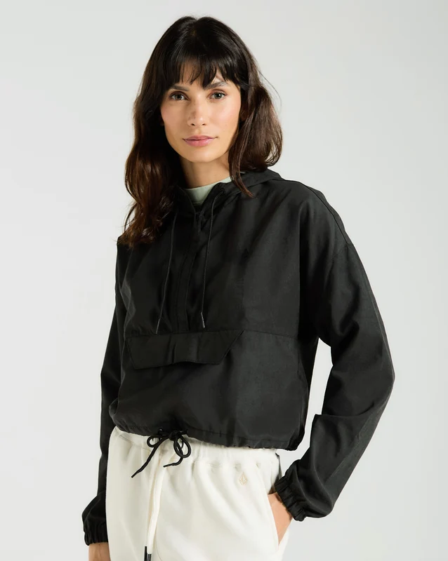 Jaqueta Volcom Single Stone Preta P / Preto