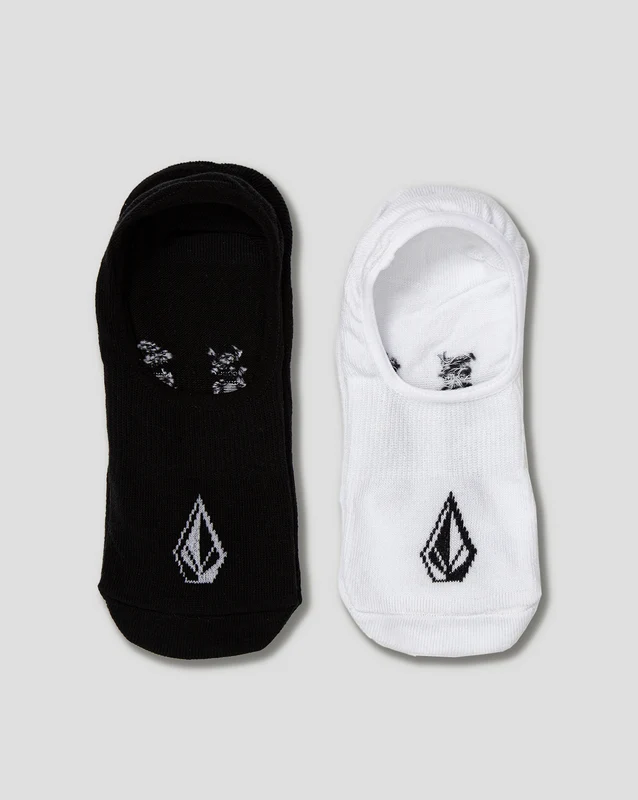 Kit Meia Volcom Stones Preto e Branco UN / Multi