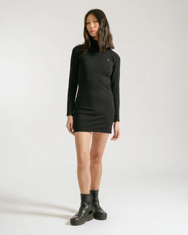 Vestido Volcom Lived In Lounge Preto G / Preto