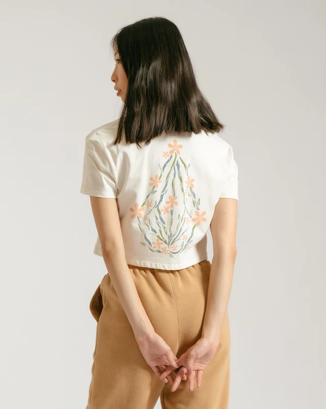 Camiseta Volcom Pocket Dial Off White P / Off White