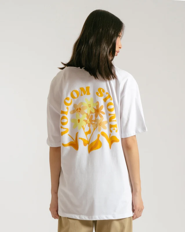 Camiseta Volcom Garden Branca P / Off White