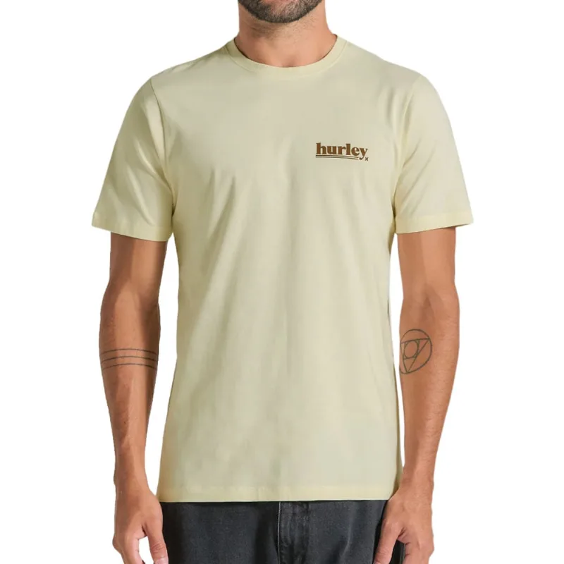 Camiseta Hurley Algodão Básica Off White