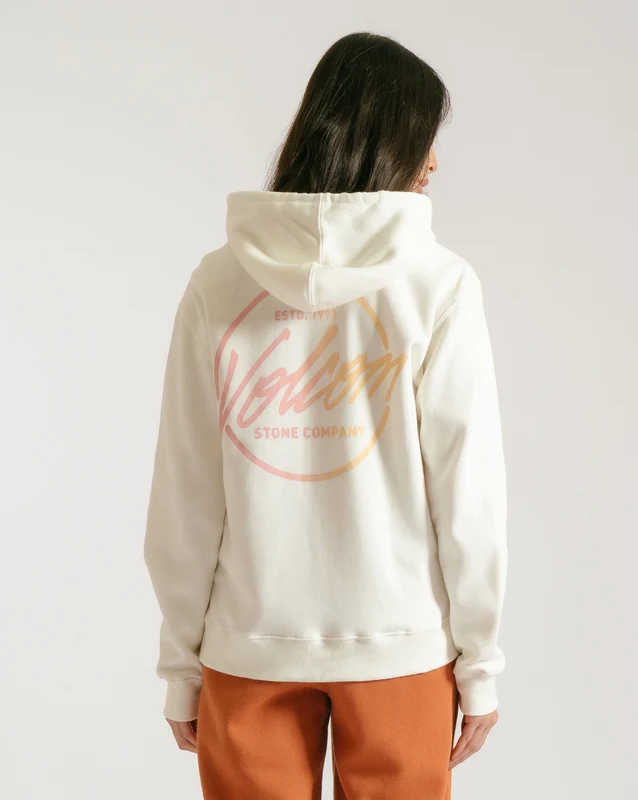 Moletom Volcom Canguru Stone Company Off White GG / Off White