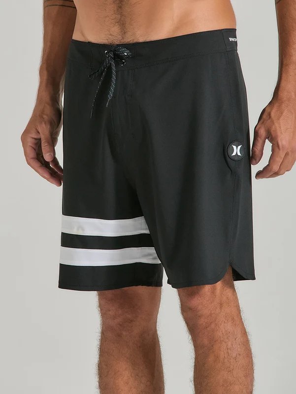 Boardshorts Phantom 18 Polegadas Preto Hurley Eco Block Party 48 / PRETO
