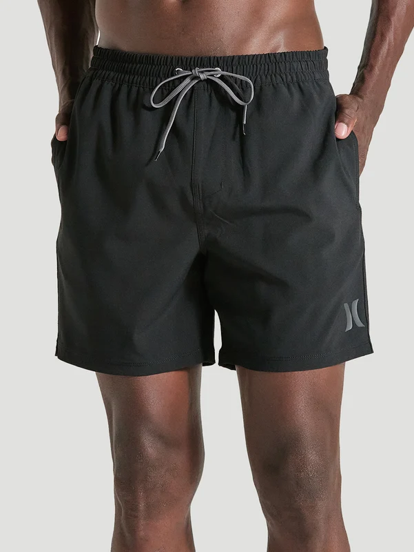 Shorts Phantom 17 Polegadas Preto Hurley One&Only Solid Volley G / PRETO