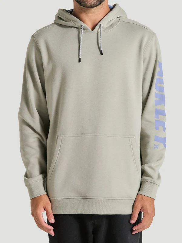 Moletom Canguru Off White Tecnológico Hurley Acadia Heat P / Off White