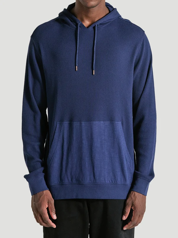 Blusa Especial Azul Marinho Hurley Felton Thermal Hoodie P / Azul