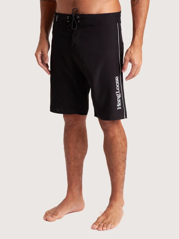 Boardshort Hang Loose Seilversun 19'' Preto 48 / PRETO