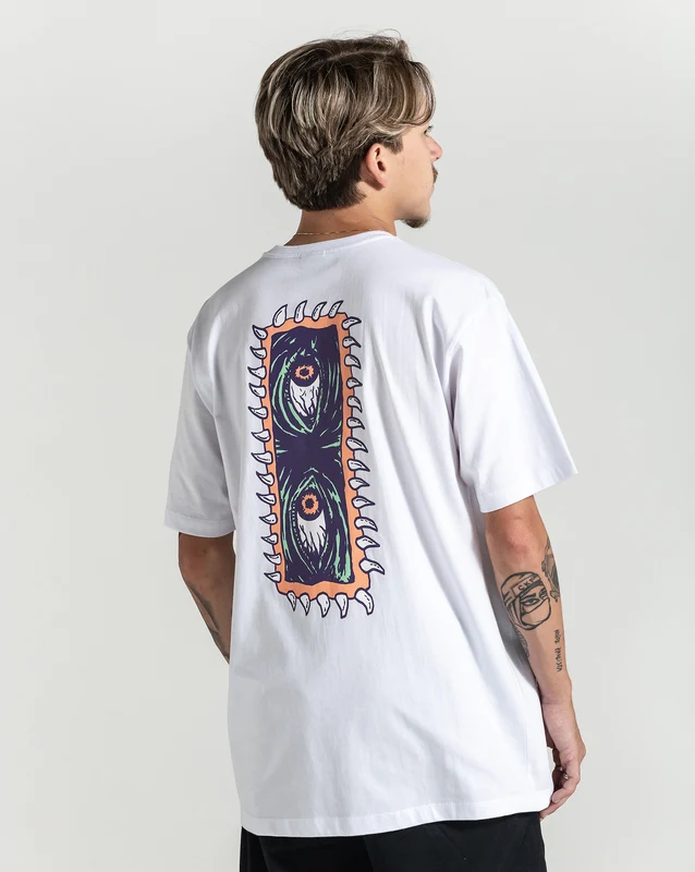 Camiseta Volcom Eye Rust Branca P / Branco