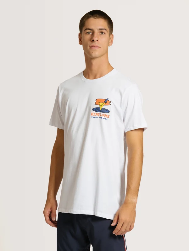 Camiseta Hang Loose The Ride Branco M / Branco