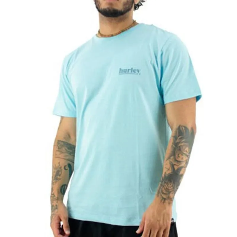 Camiseta Hurley Puff SM25 Masculina Azul GG / azul