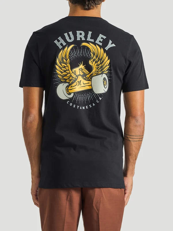 Camiseta Hurley Hard Wings Preto P / PRETO