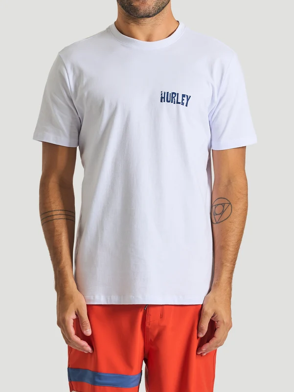 Camiseta Hurley Clash Branco G / Branco