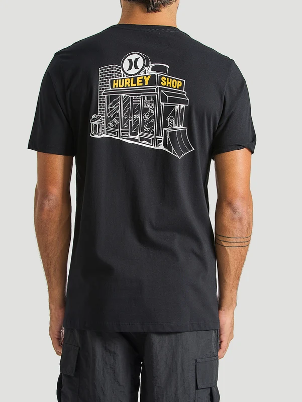 Camiseta Hurley Shop Preto G / PRETO