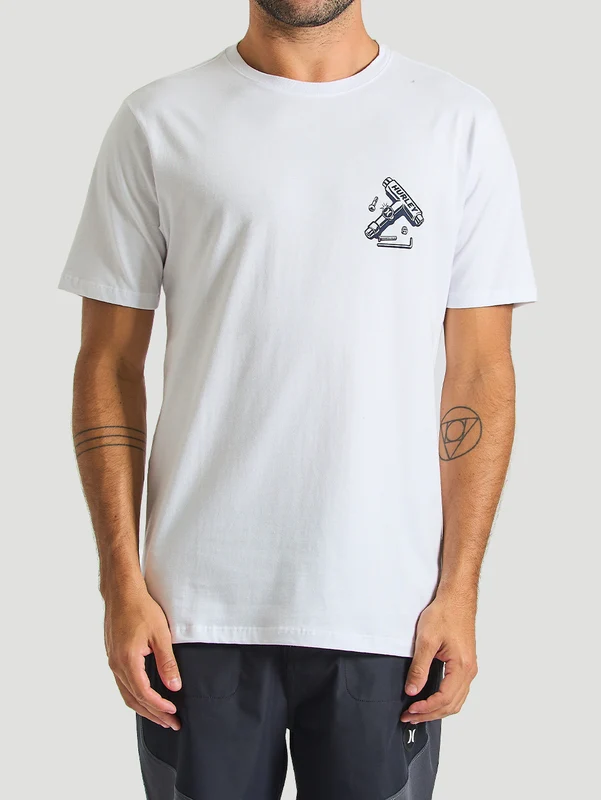 Camiseta Hurley Shop Branco G / Branco