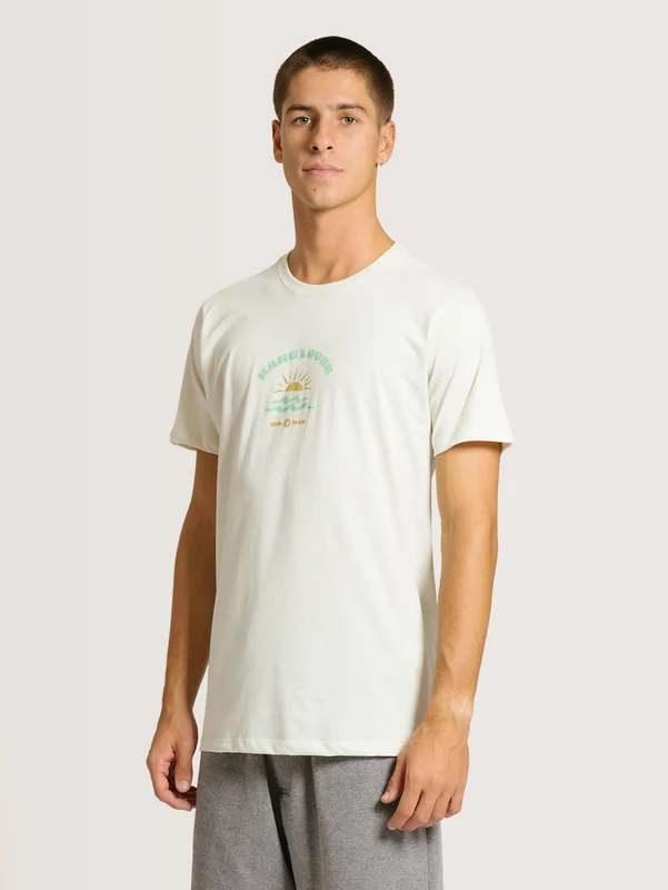 Camiseta Hang Loose Sun Off White M / Off White