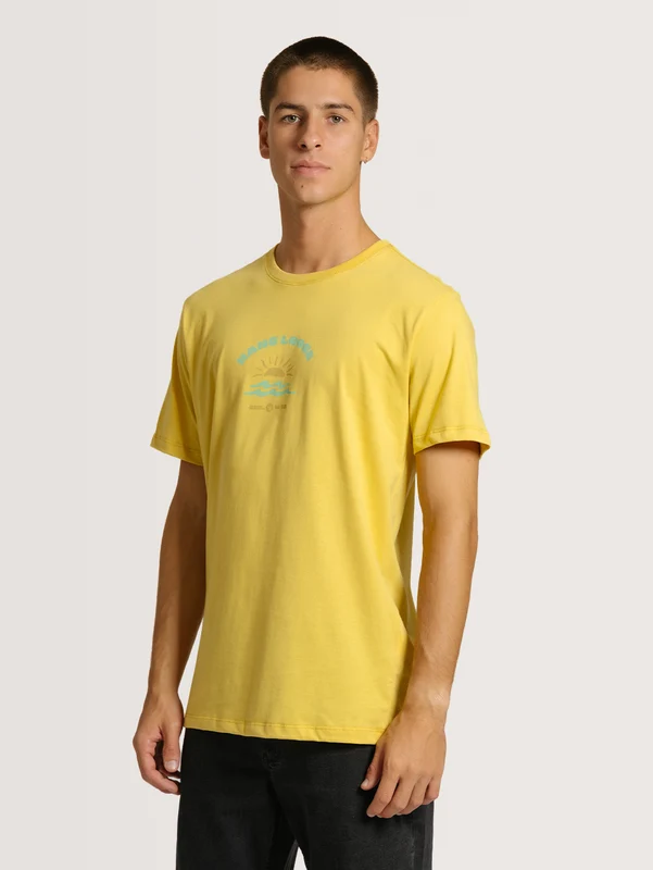 Camiseta Hang Loose Sun Amarelo M / Amarelo
