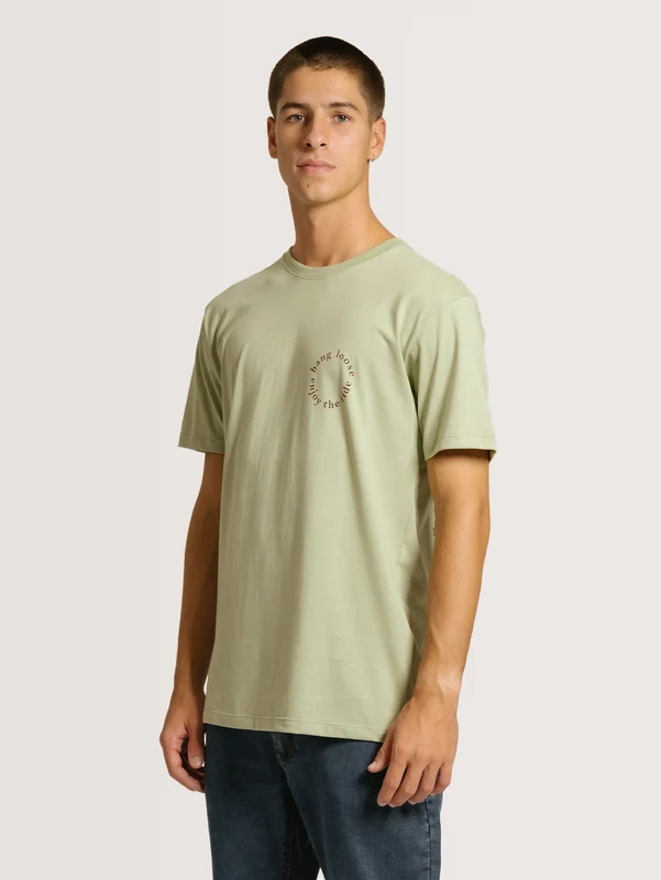 Camiseta Hang Loose Coastline Verde Claro GG / VERDE