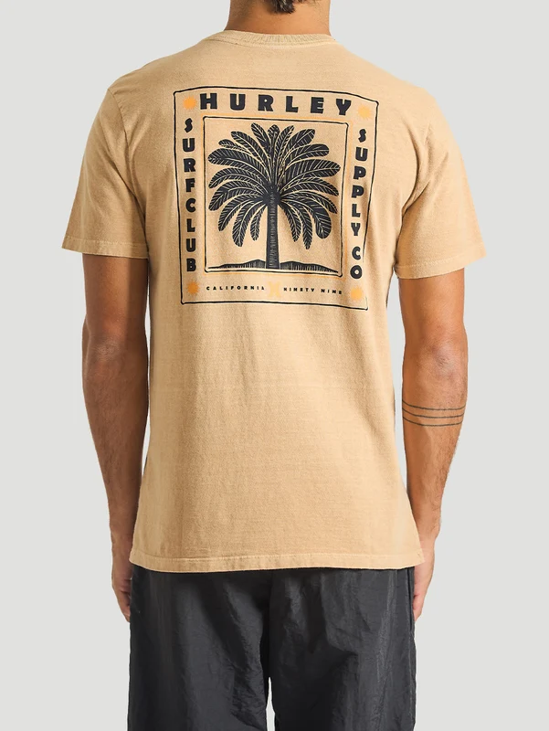 Camiseta Especial Hurley Surf Club Bege GG / BEGE