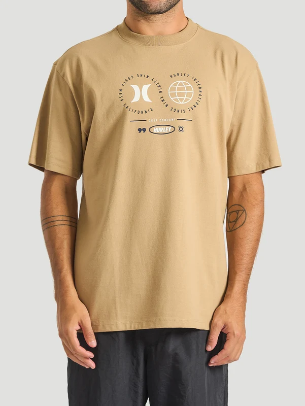 Camiseta Especial Hurley Infinity Bege M / BEGE