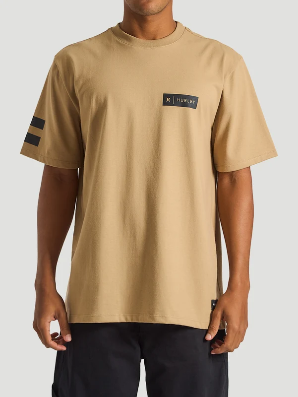 Camiseta Especial Hurley BP Brand Bege G / BEGE
