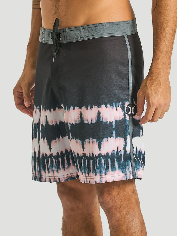 Boardshort Hurley Tie Dye 18'' Preto 38 / PRETO