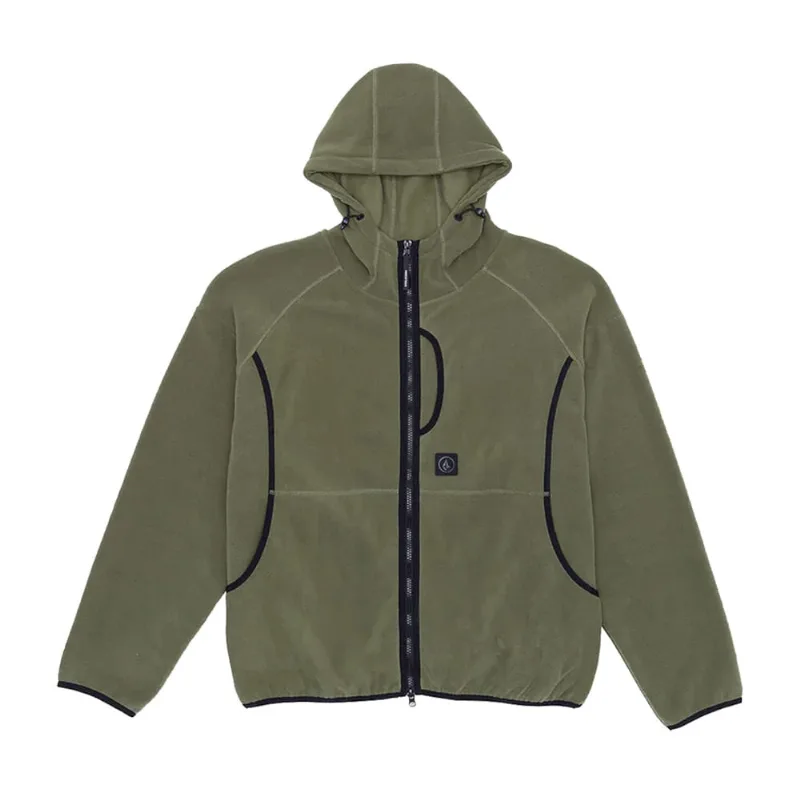 Moletom Canguru Volcom Fleece Nomaa Wintermoss