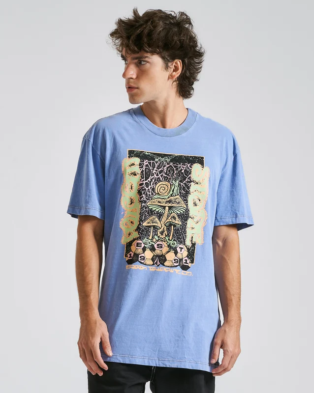Camiseta Volcom Splarg Azul G / Azul