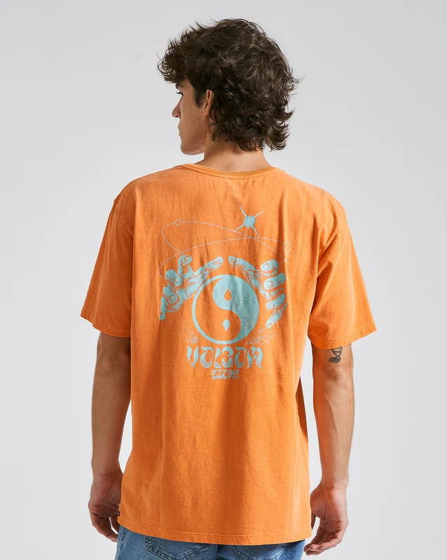 Camiseta Volcom Galacta Laranja G / Laranja