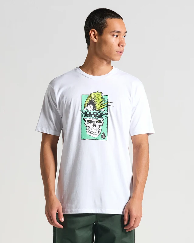 Camiseta Volcom Bringit Branca GG / Branco