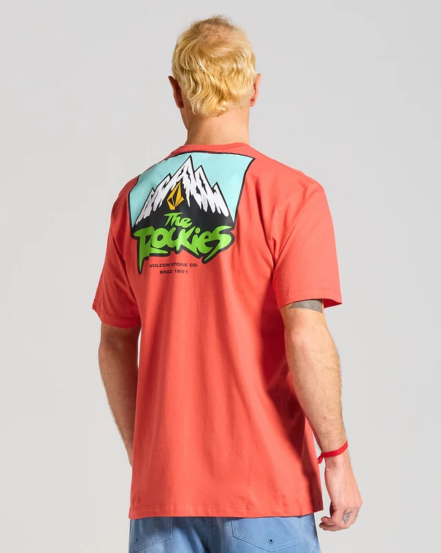 Camiseta Volcom Cliff Side Vermelha M / Vermelho