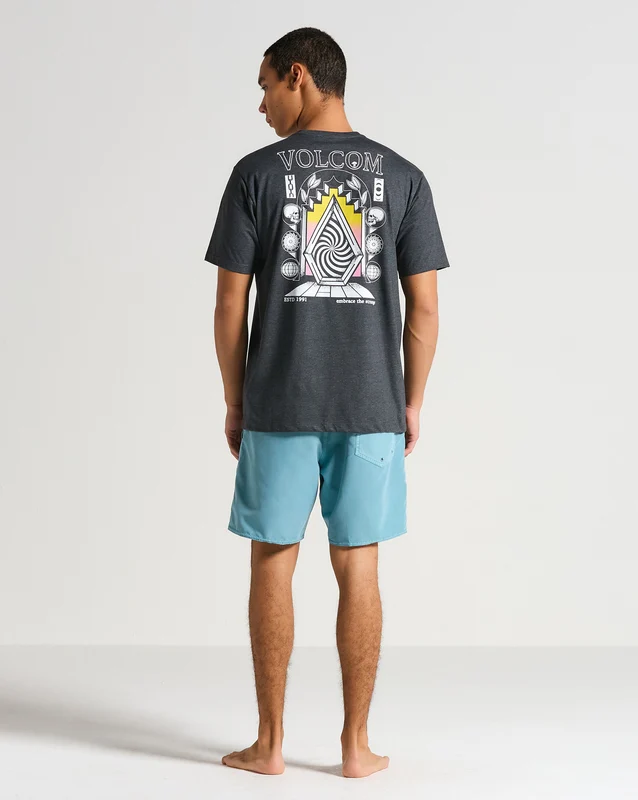 Camiseta Volcom Hypnotix Preta G / PRETO