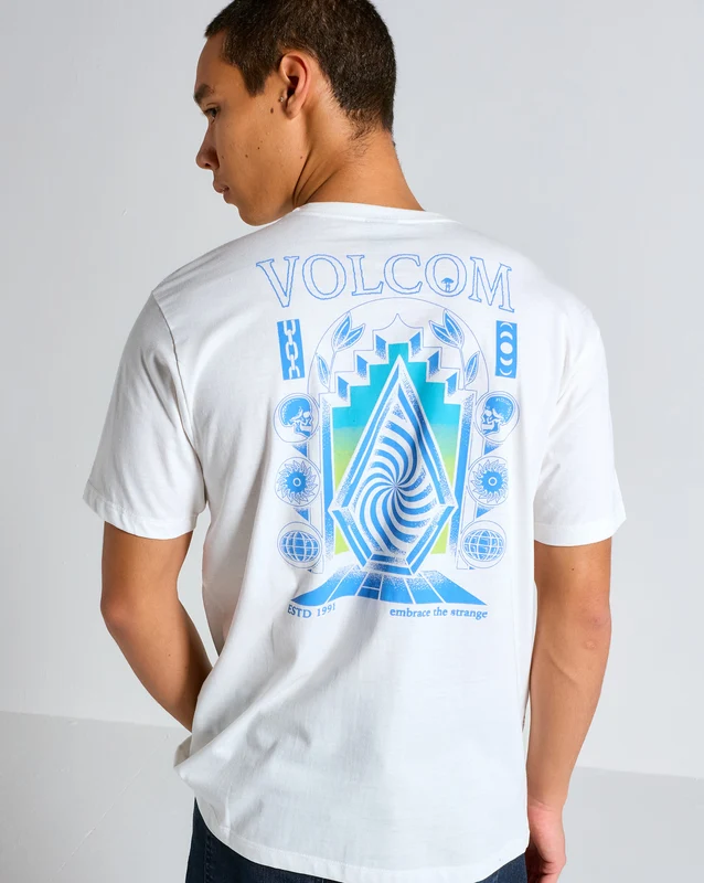 Camiseta Volcom Hypnotix Off White M / Off White