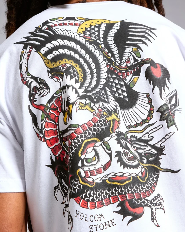 Camiseta Volcom Lintel Classic Branca G / Branco